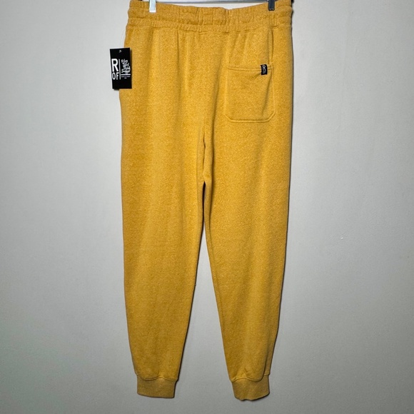 NWT Roots of Fight Super Soft Heather Yellow Sweatpants Men’s Sz XL - Picture 4 of 7